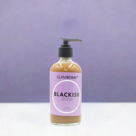 Blackish African Black Soap Face & Body Cleanser Glam Bomb