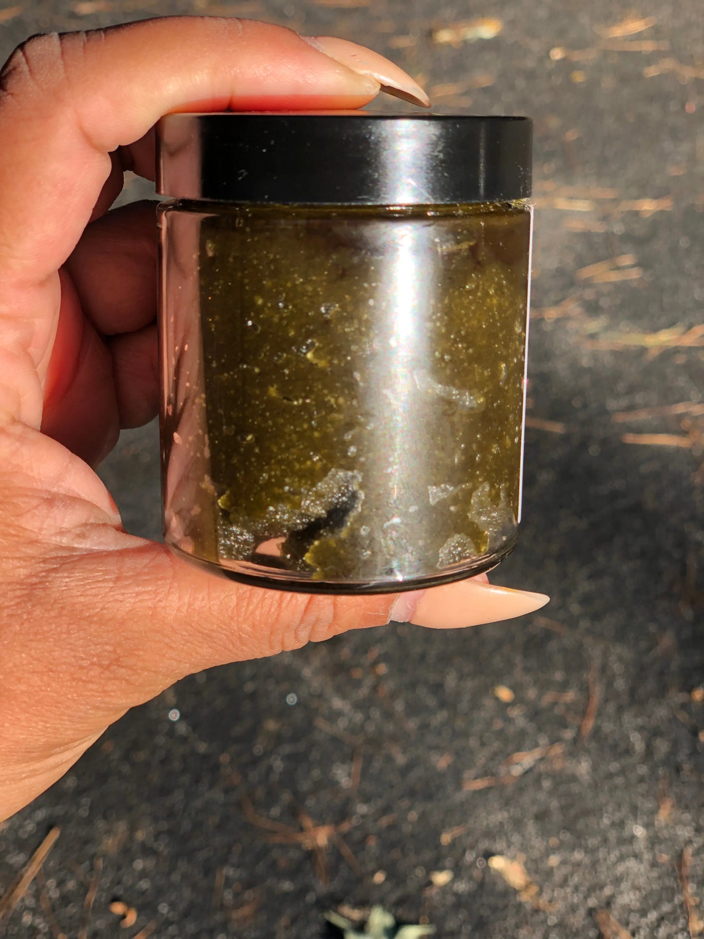 Two Green Face Scrub Glam Bomb