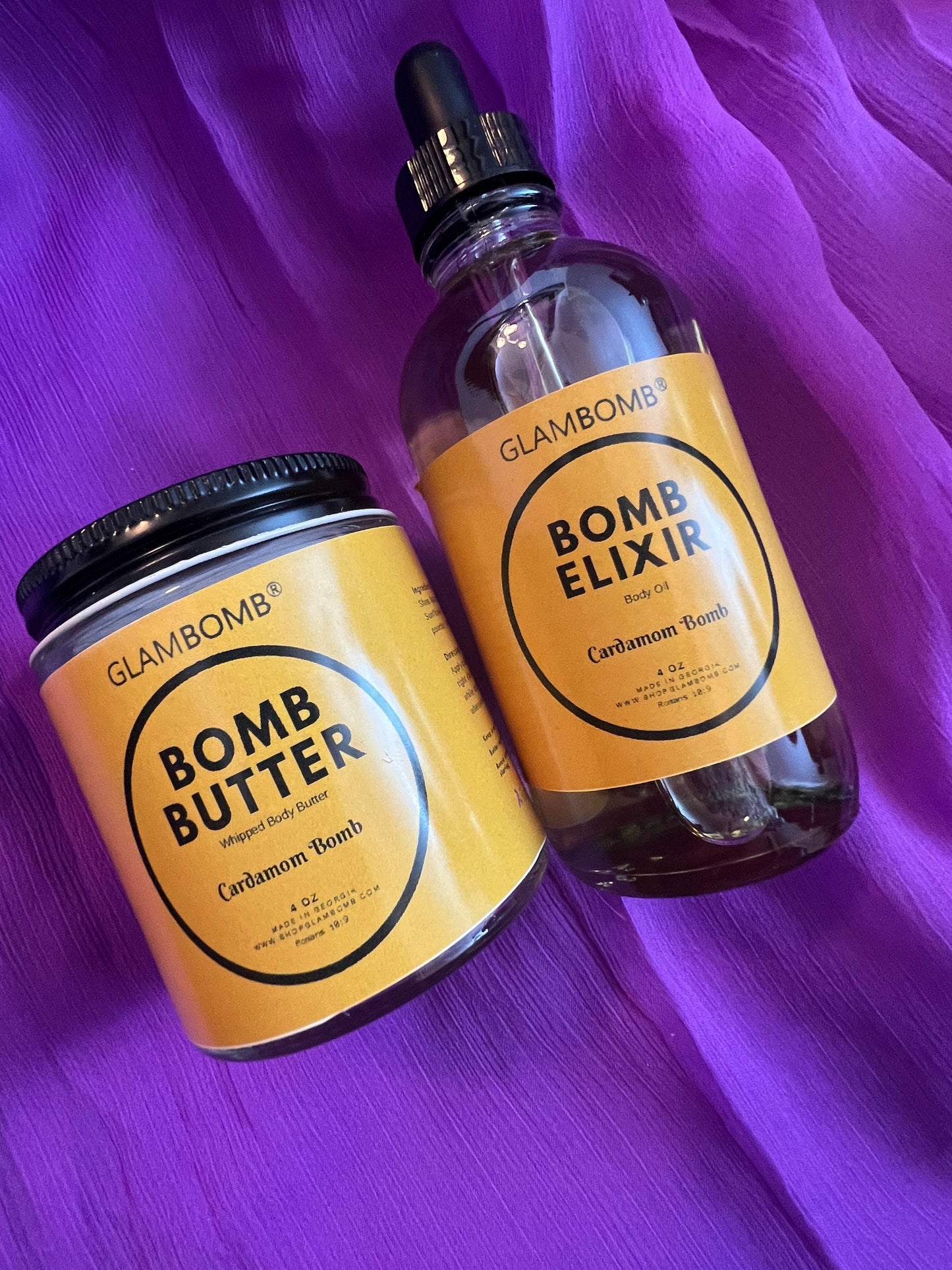 Bomb Elixir Body Oil - Cardamom Bomb Glam Bomb