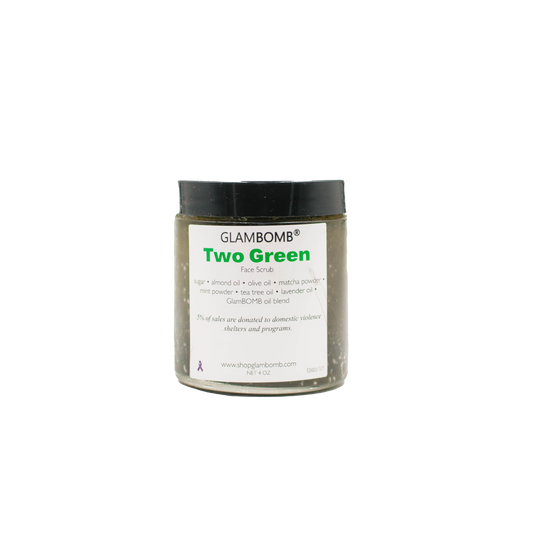 Two Green Face Scrub